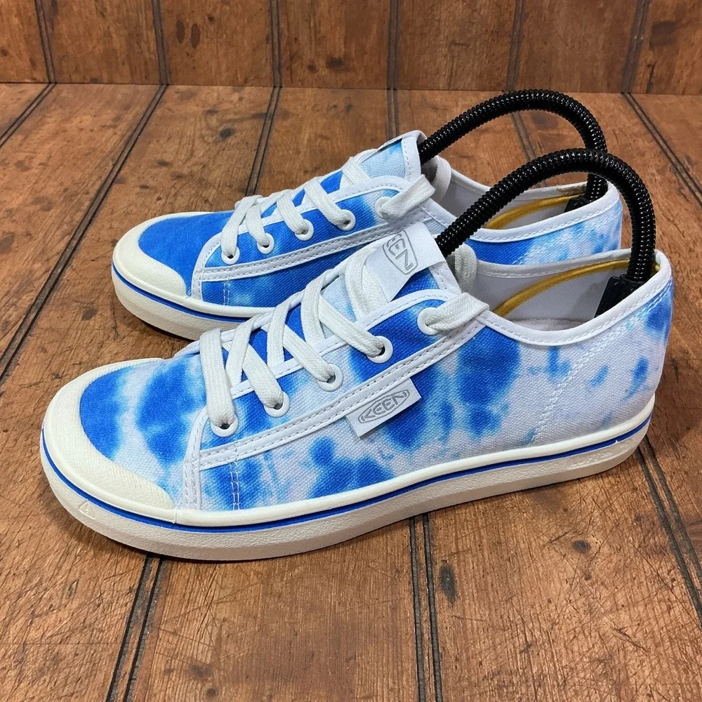 Keen Womens Elsa Lite Blue White Casual Fashion Sneakers Shoes Size 7 NEW